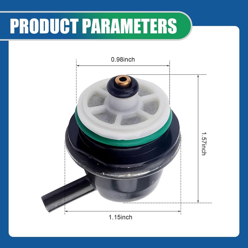 lekudo 1 PC Automotive Fuel Pressure Regulator, Fuel System Injection Adjustment Repair Valve Damper, Replacement Part 89060422, Compatible with Chevrolet Buick GMC Cadillac (Multicolored) - Image 2